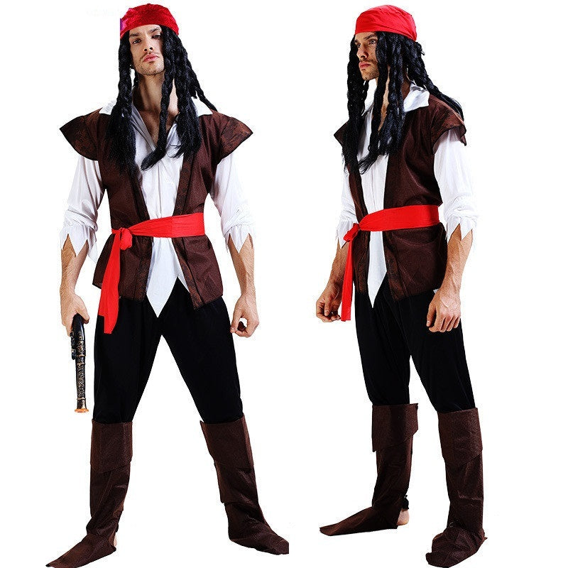 Costumi cosplay per uomini e donne di Halloween/Carnevale da Pirata