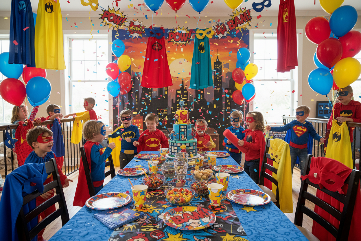 Feste a tema Supereroi