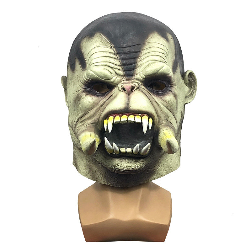 Maschera cappuccio in lattice spaventosa per feste di Halloween