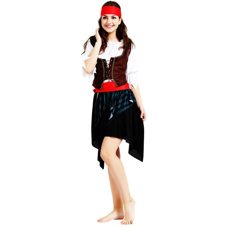 Costumi cosplay per uomini e donne di Halloween/Carnevale da Pirata