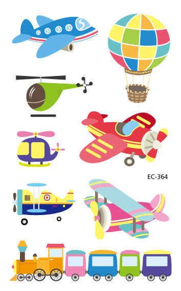 Tatuaggi temporanei impermeabili trasferelli per bambini varie fantasie