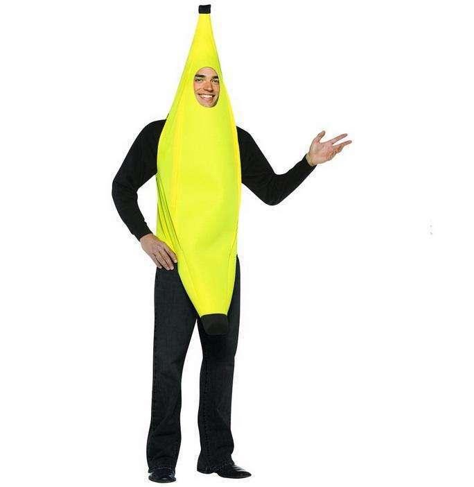 Costume da banana sexy - Divertente e vanitoso travestimento da palcoscenico per Halloween