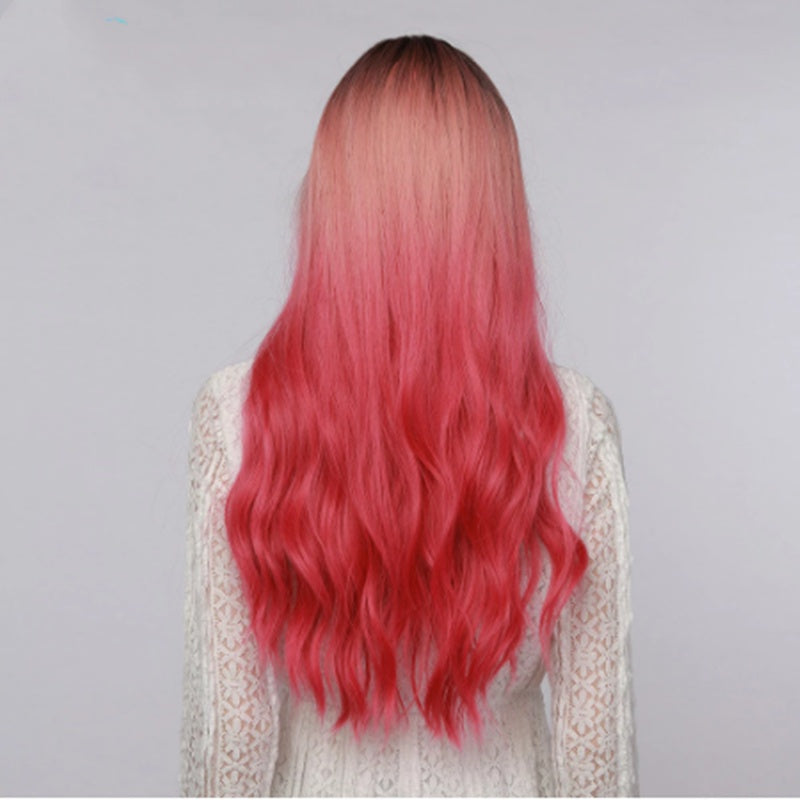 Parrucche  Copricapo Con La Frangetta in Fibra Sintetica