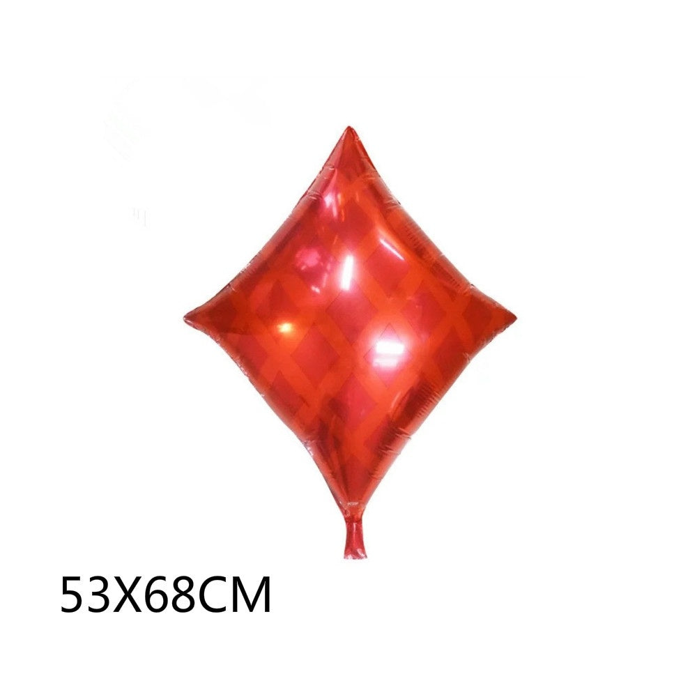 Decorazione per feste con palloncini, Decorazione per feste a Las Vegas, Set per feste con decorazioni per palloncini con carte da gioco