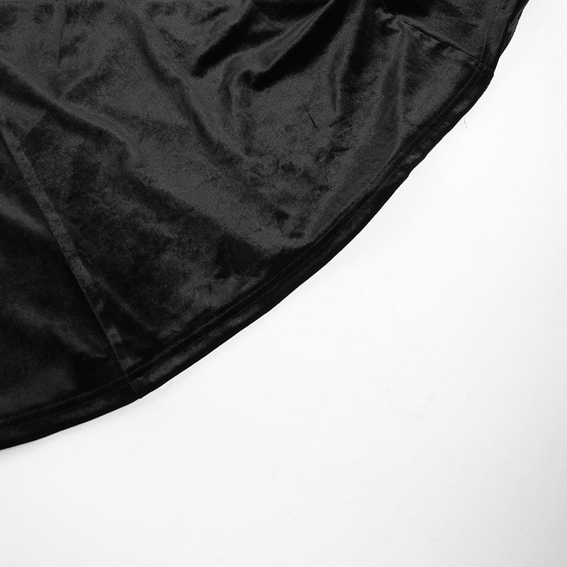 Abito a Maniche Lunghe con Dettagli Ragnatela per Halloween