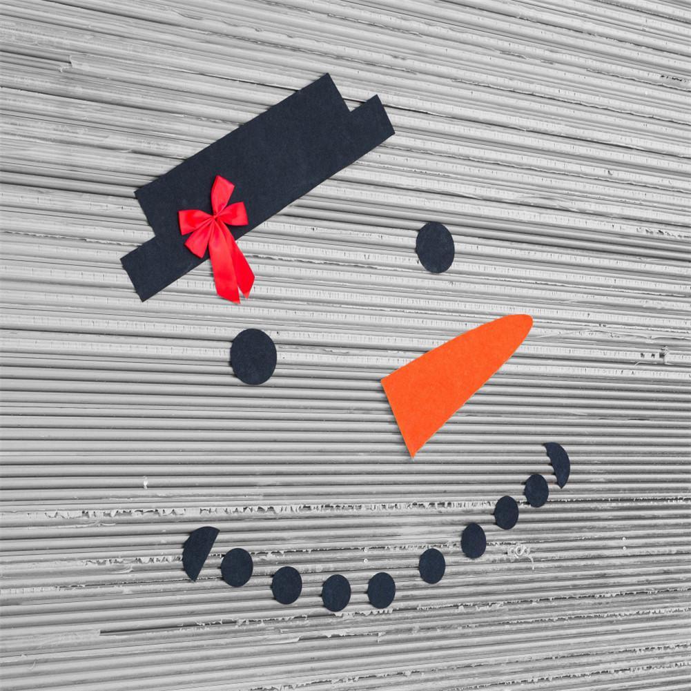 Decorazione Natalizia Fai da Te – Pupazzo di Neve da Porta Garage (16 Pezzi)