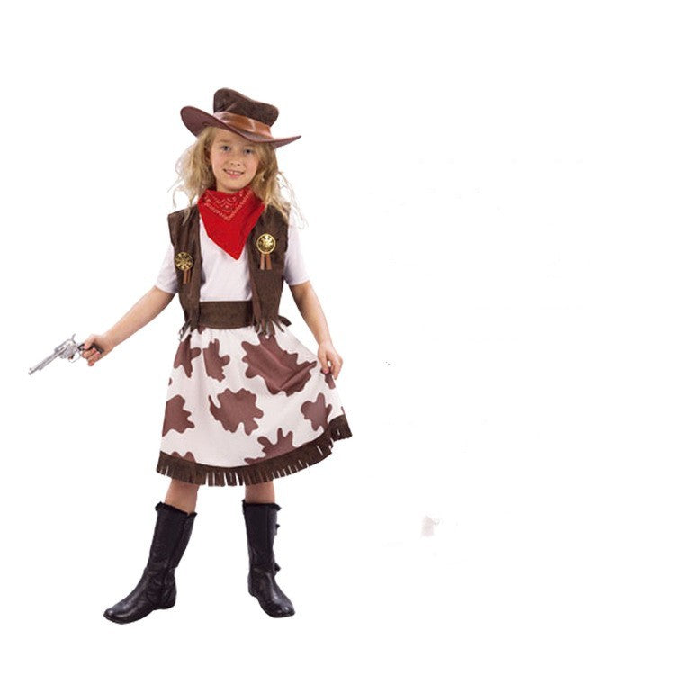 Costumi da Cowboy per Ragazzi e Ragazze,Adulti e Bambini: Spirito Natalizio per i Più Piccoli