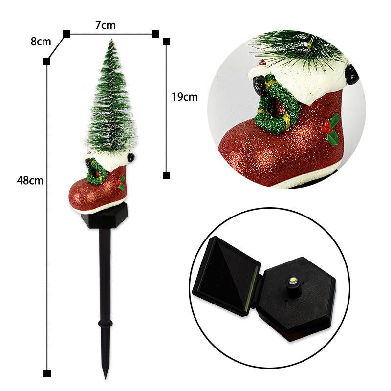 Lampada Solare Natalizia da Esterno – Luminosa per Giardino e Cortile