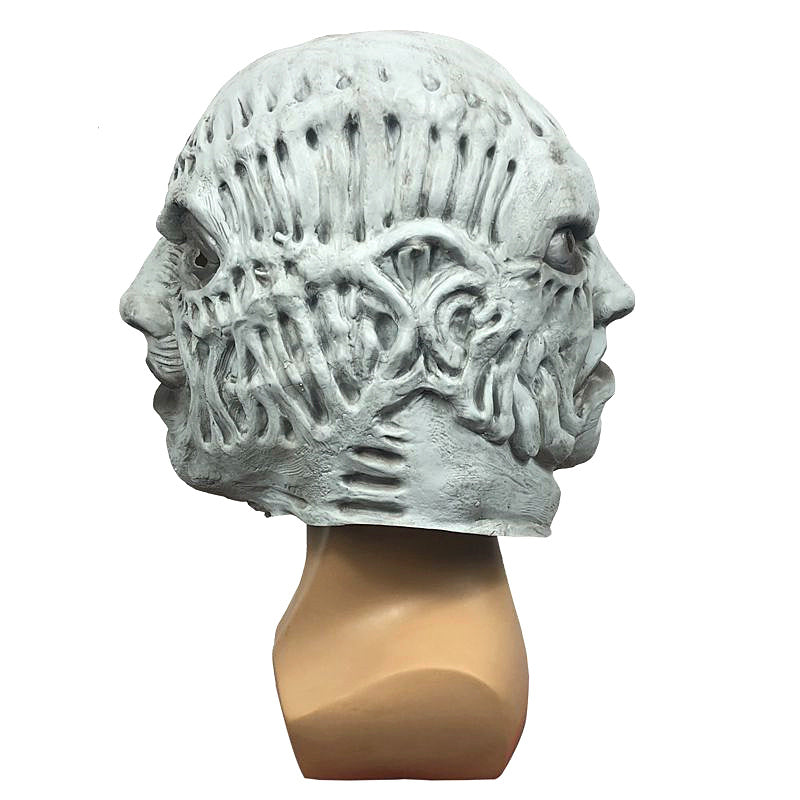 Maschera cappuccio in lattice spaventosa per feste di Halloween