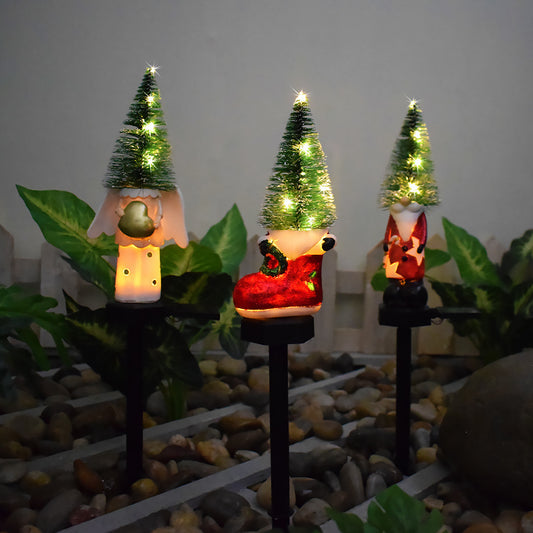 Lampada Solare Natalizia da Esterno – Luminosa per Giardino e Cortile