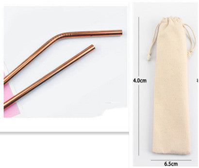 Cannuccia in acciaio inossidabile per cocktail, caffè, latte, tè...