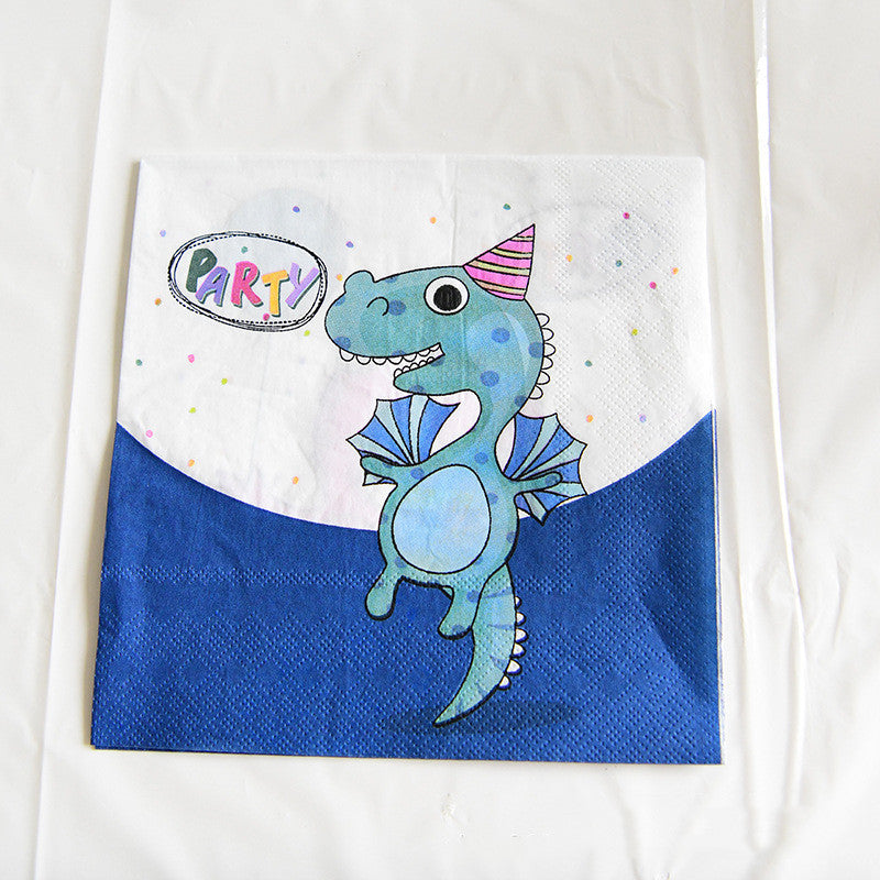 Piatti da Pranzo Usa e Getta – Stoviglie a Tema Dinosauro per Feste di Compleanno