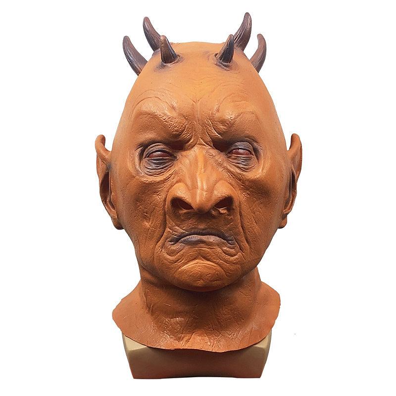 Maschera cappuccio in lattice spaventosa per feste di Halloween