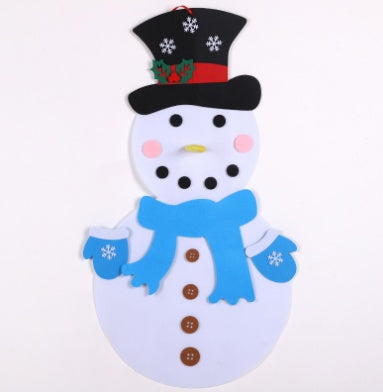 Albero di Natale in feltro fai da te con albero di Natale tridimensionale