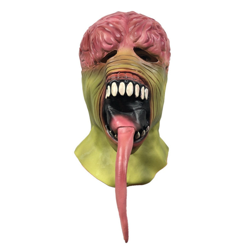 Maschera cappuccio in lattice spaventosa per feste di Halloween