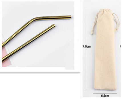 Cannuccia in acciaio inossidabile per cocktail, caffè, latte, tè...