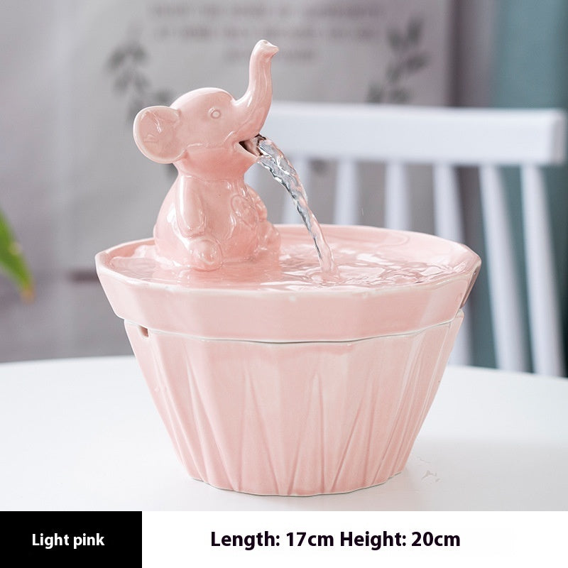 Distributore d'acqua intelligente in ceramica per Gatti, Cat Ceramic Auto Drink