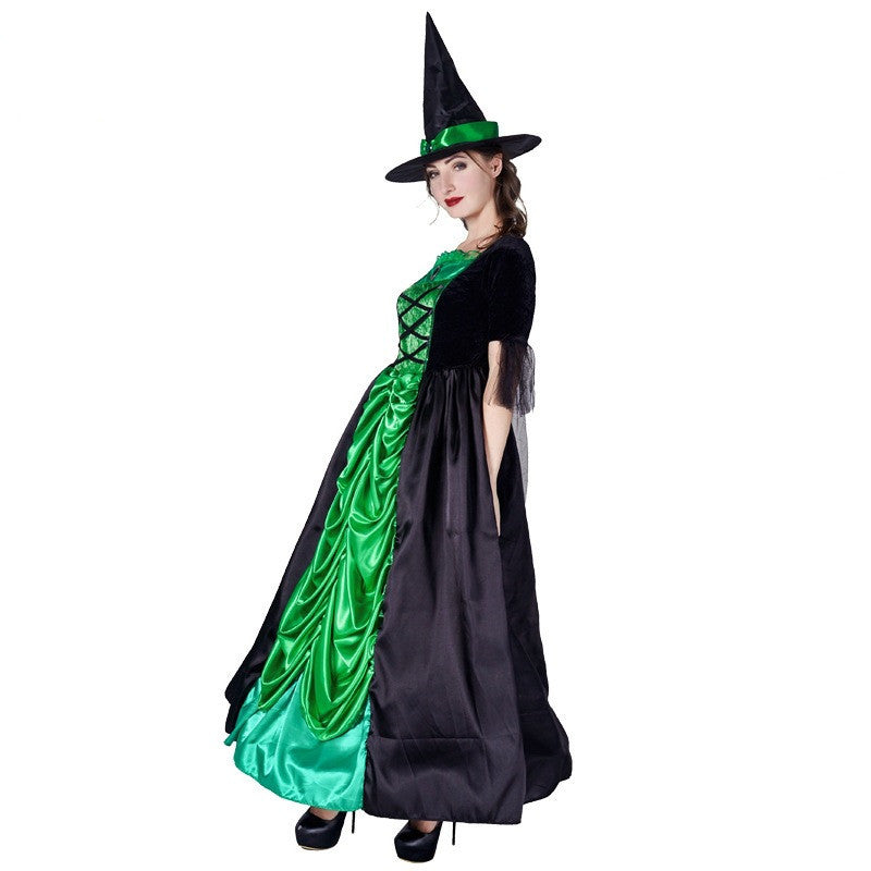 Vestito Verde da Strega per Donna - Perfetto per Halloween | Costume Elegante e Magico
