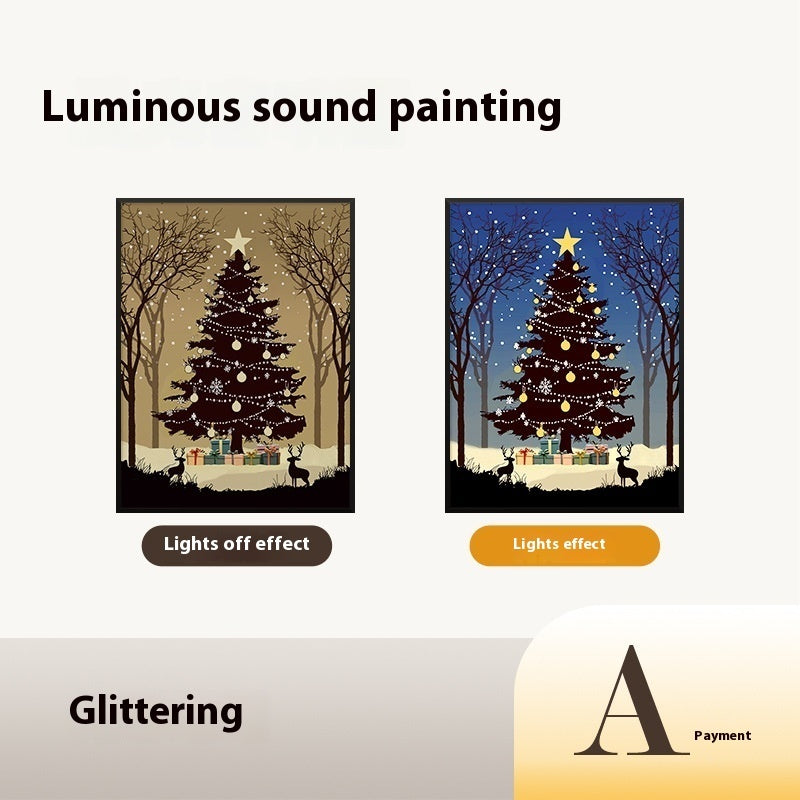 Altoparlante Bluetooth Luminoso Albero di Natale: Luce Notturna e Decorazione Festiva
