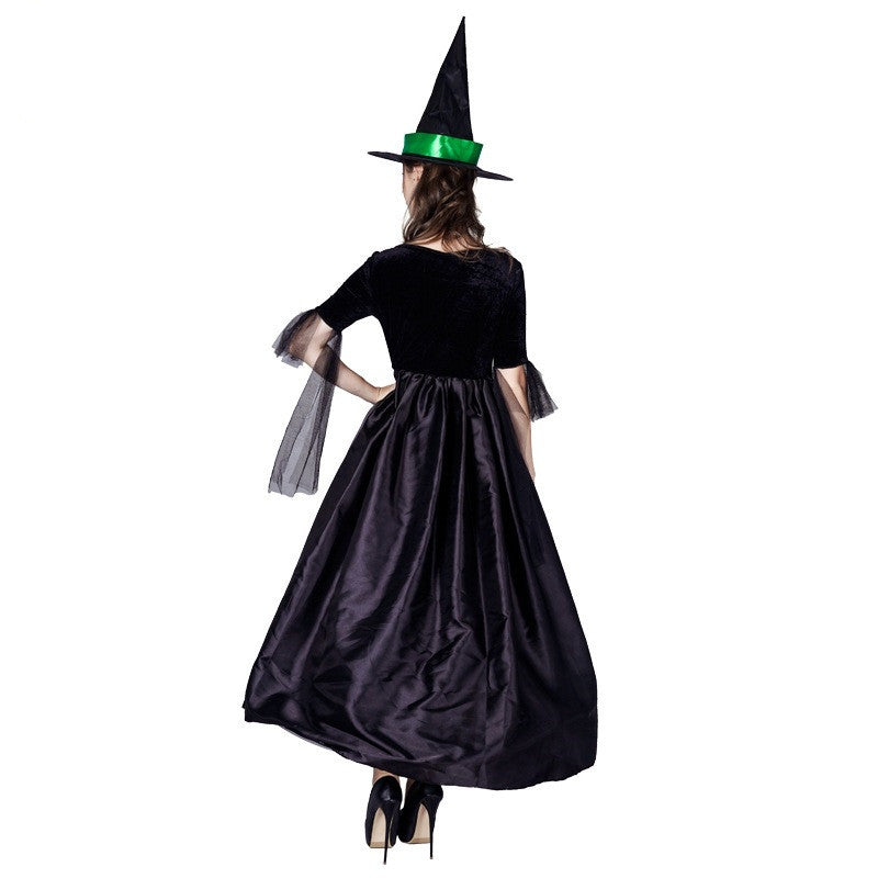 Vestito Verde da Strega per Donna - Perfetto per Halloween | Costume Elegante e Magico