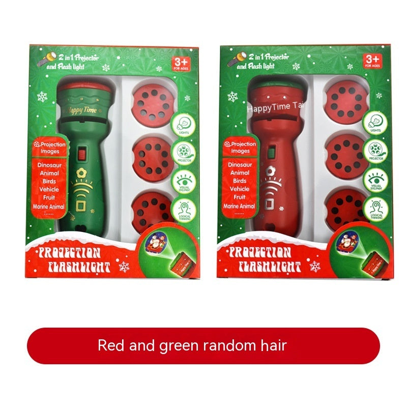 Regalo di Capodanno Regalo di Natale Proiettore multifunzionale Giocattolo luminoso Regalo Bambini Baby Puzzle Star Light Torcia elettrica