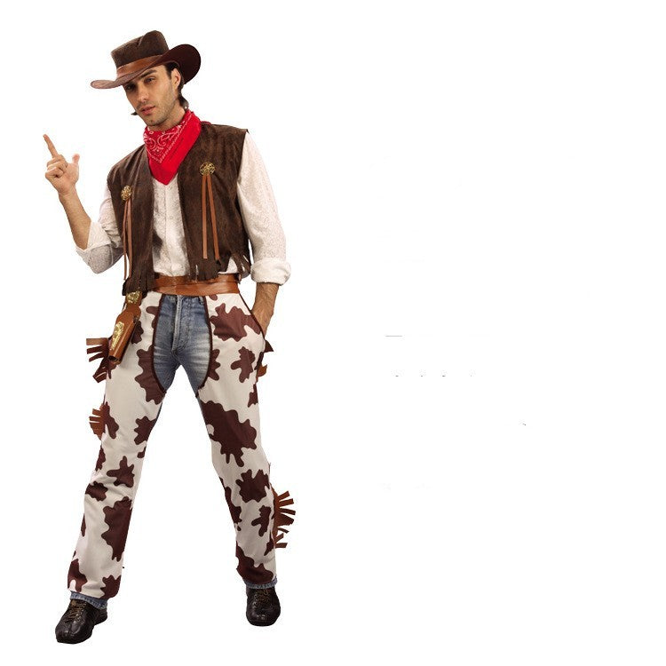Costumi da Cowboy per Ragazzi e Ragazze,Adulti e Bambini: Spirito Natalizio per i Più Piccoli