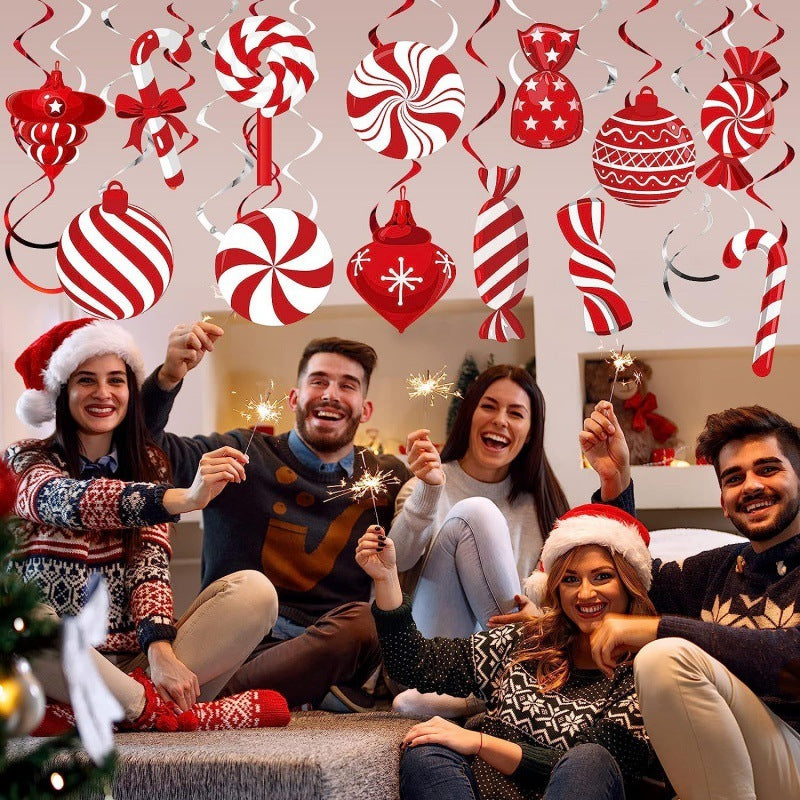 Ciondolo decorativo a spirale Candy da 26 pezzi