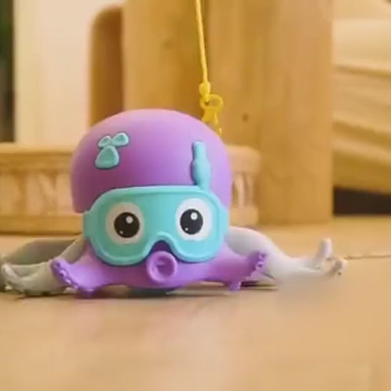 Wind-up Clockwork Octopus Bath Toy