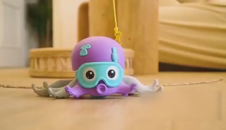 Wind-up Clockwork Octopus Bath Toy